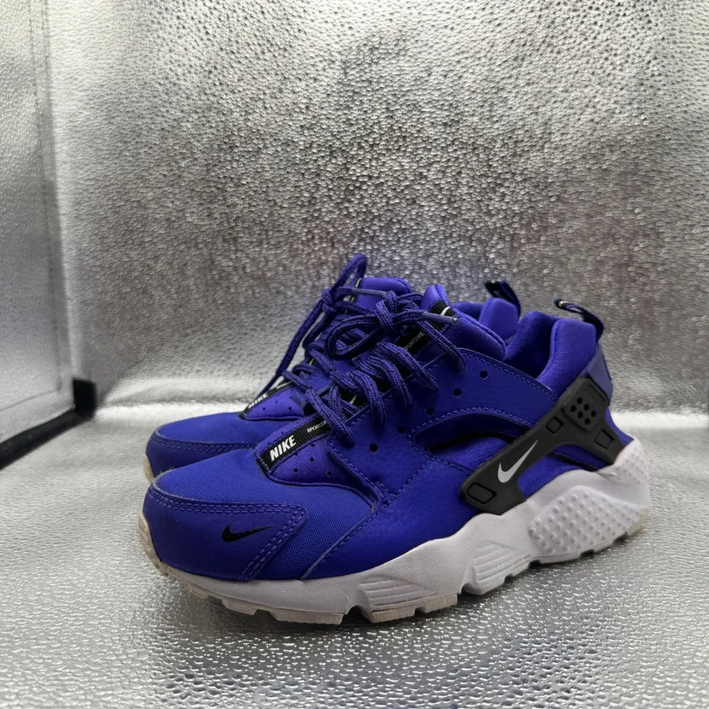 Size 4Y Nike Air Huarache Run GS Kids Blue Excellent Hyper Royal 909143-402